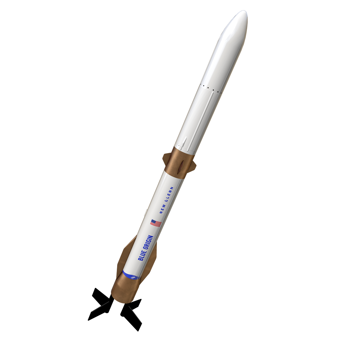 Estes 009735 1:100 Pro Series II Blue Origin New Glenn Flying Rocket Replica