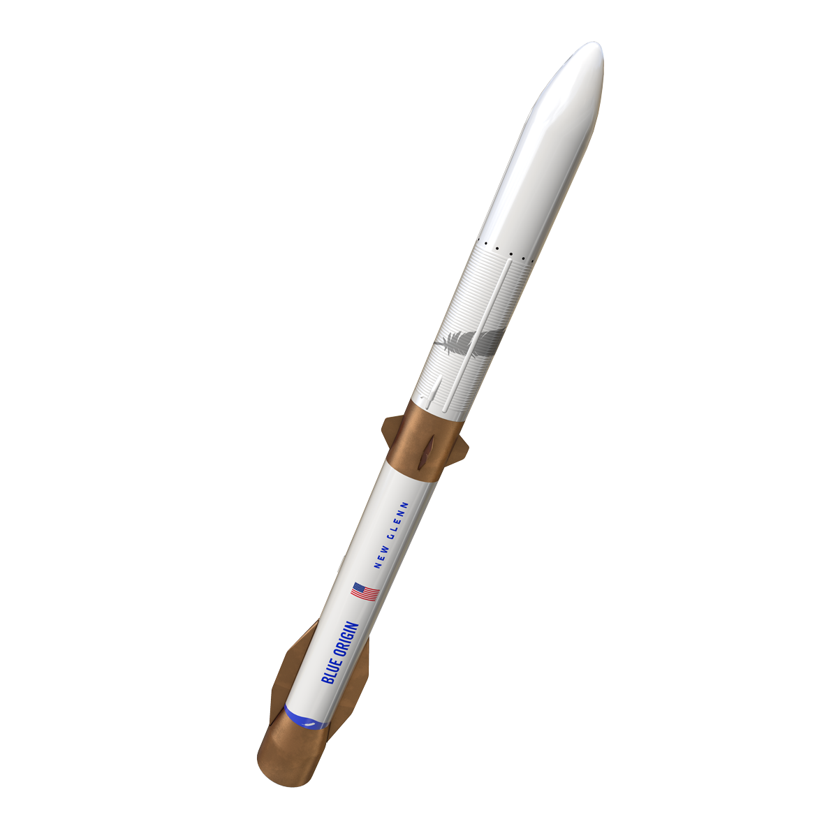 Estes 009735 1:100 Pro Series II Blue Origin New Glenn Flying Rocket Replica