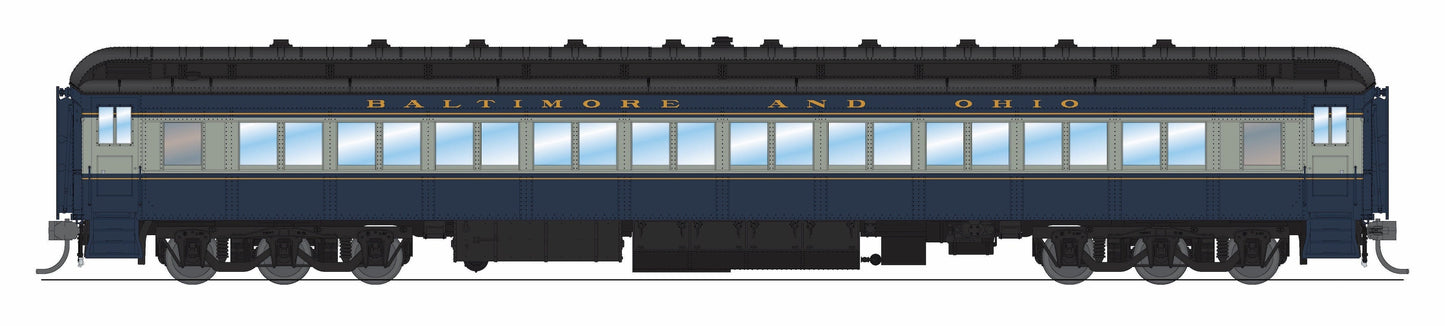 Broadway Limited 9735 HO Baltimore & Ohio Blue & Gray 80' Passenger Coach