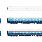 Broadway Limited 9739 HO Blue & White Holiday-Themed Passenger Coach