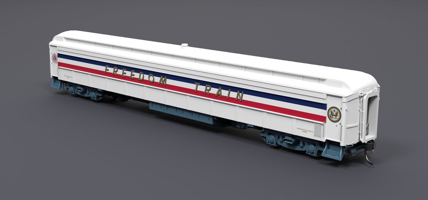 Broadway Limited 9734 HO 1947 Freedom Train 80' Passenger Coach