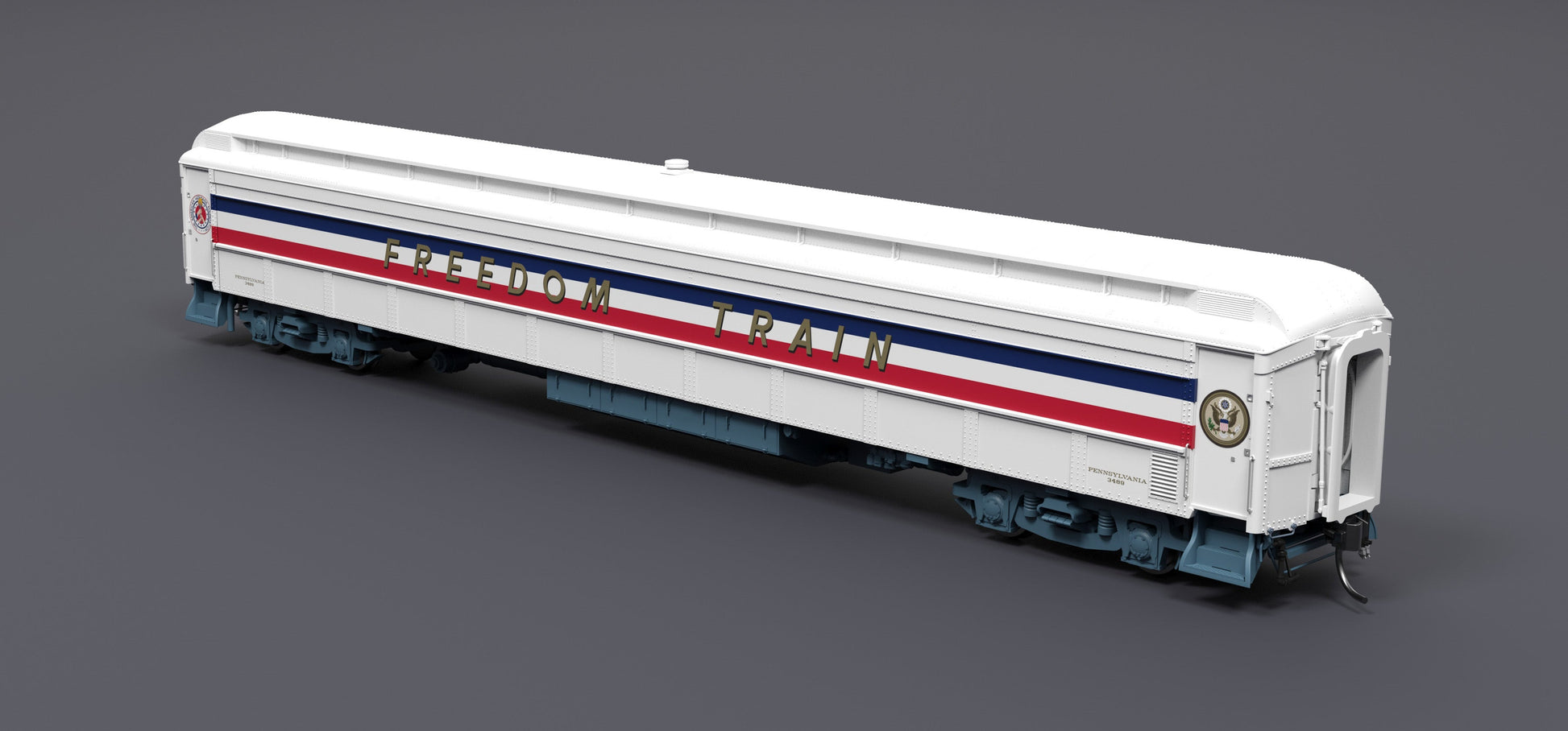 Broadway Limited 9734 HO 1947 Freedom Train 80' Passenger Coach