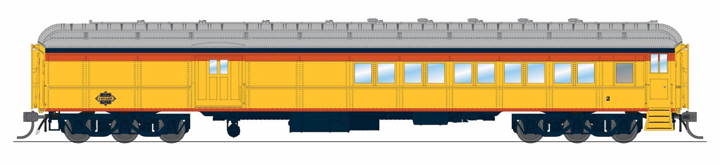 Broadway Limited 9742 HO Chessie Steam Special CSS Baggage-Combine Car #2