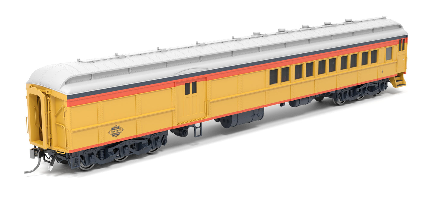 Broadway Limited 9742 HO Chessie Steam Special CSS Baggage-Combine Car #2