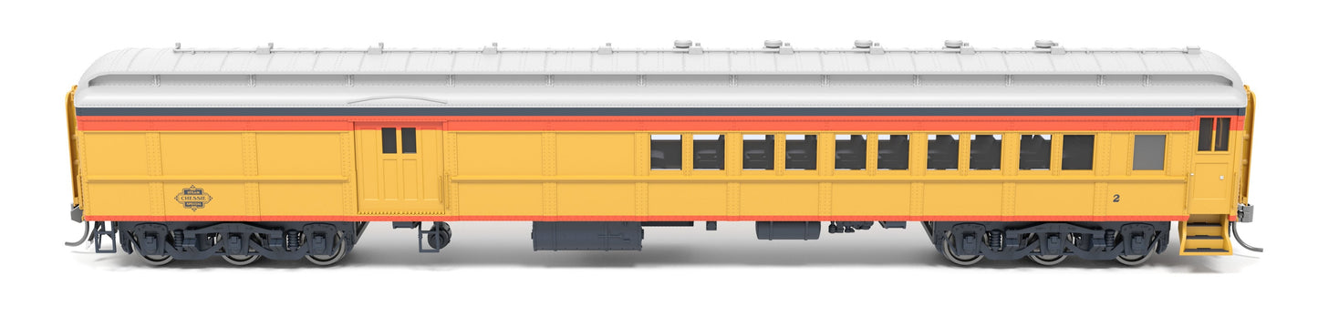 Broadway Limited 9742 HO Chessie Steam Special CSS Baggage-Combine Car #2