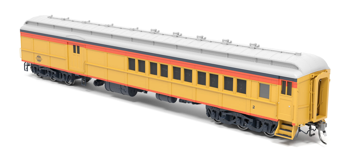 Broadway Limited 9742 HO Chessie Steam Special CSS Baggage-Combine Car #2