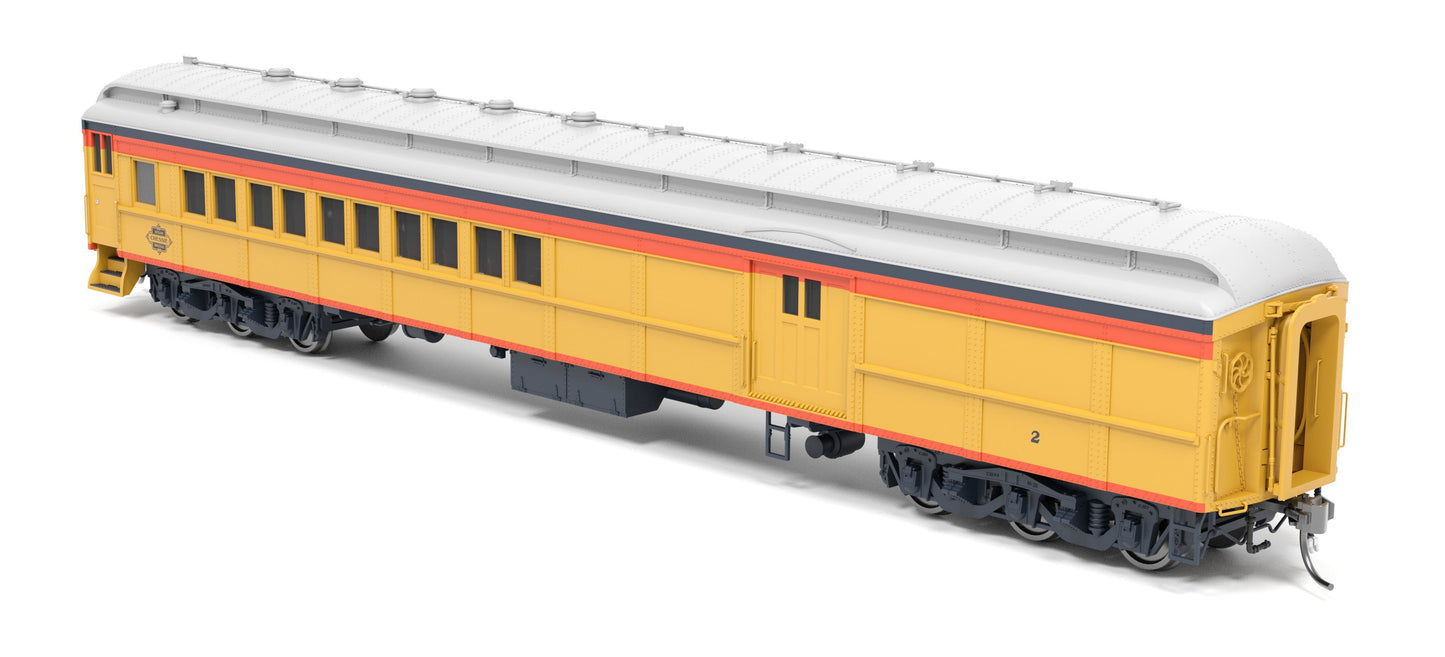 Broadway Limited 9742 HO Chessie Steam Special CSS Baggage-Combine Car #2