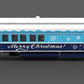 Broadway Limited 9745 HO Blue & White Holiday-Themed Baggage-Combine Car