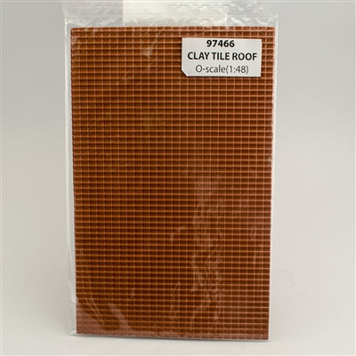 JTT Scenery Products 97466 O Clay Tile Roof (Pack of 2)