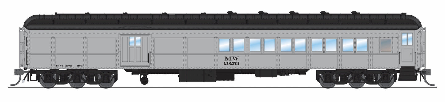 Broadway Limited 9748 HO Maintenance of Way Baggage-Combine Car #20253