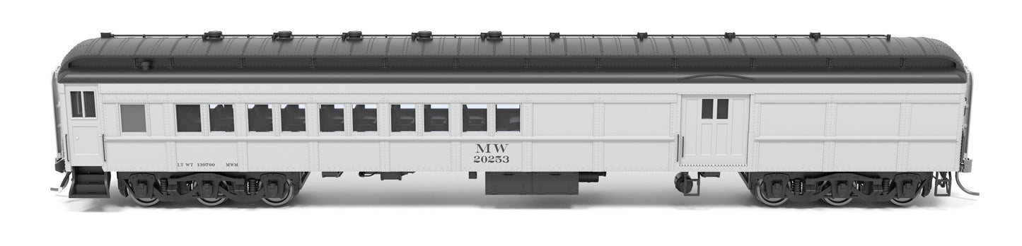 Broadway Limited 9748 HO Maintenance of Way Baggage-Combine Car #20253