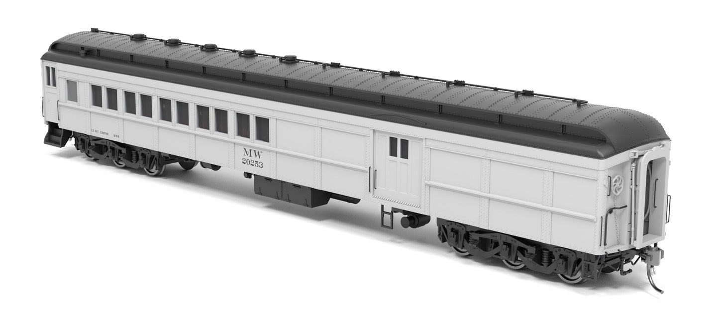 Broadway Limited 9748 HO Maintenance of Way Baggage-Combine Car #20253