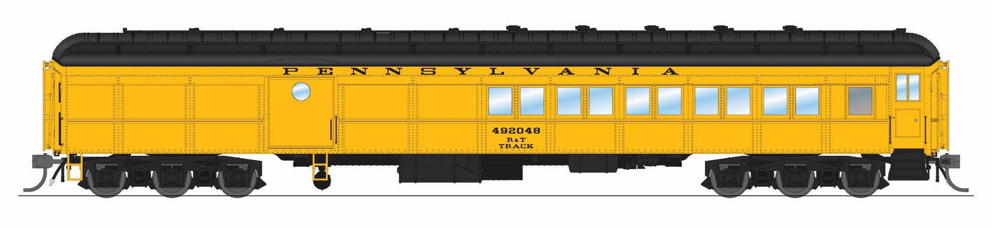 Broadway Limited 9749 HO PRR Maintenance of Way Baggage-Combine Car #492048