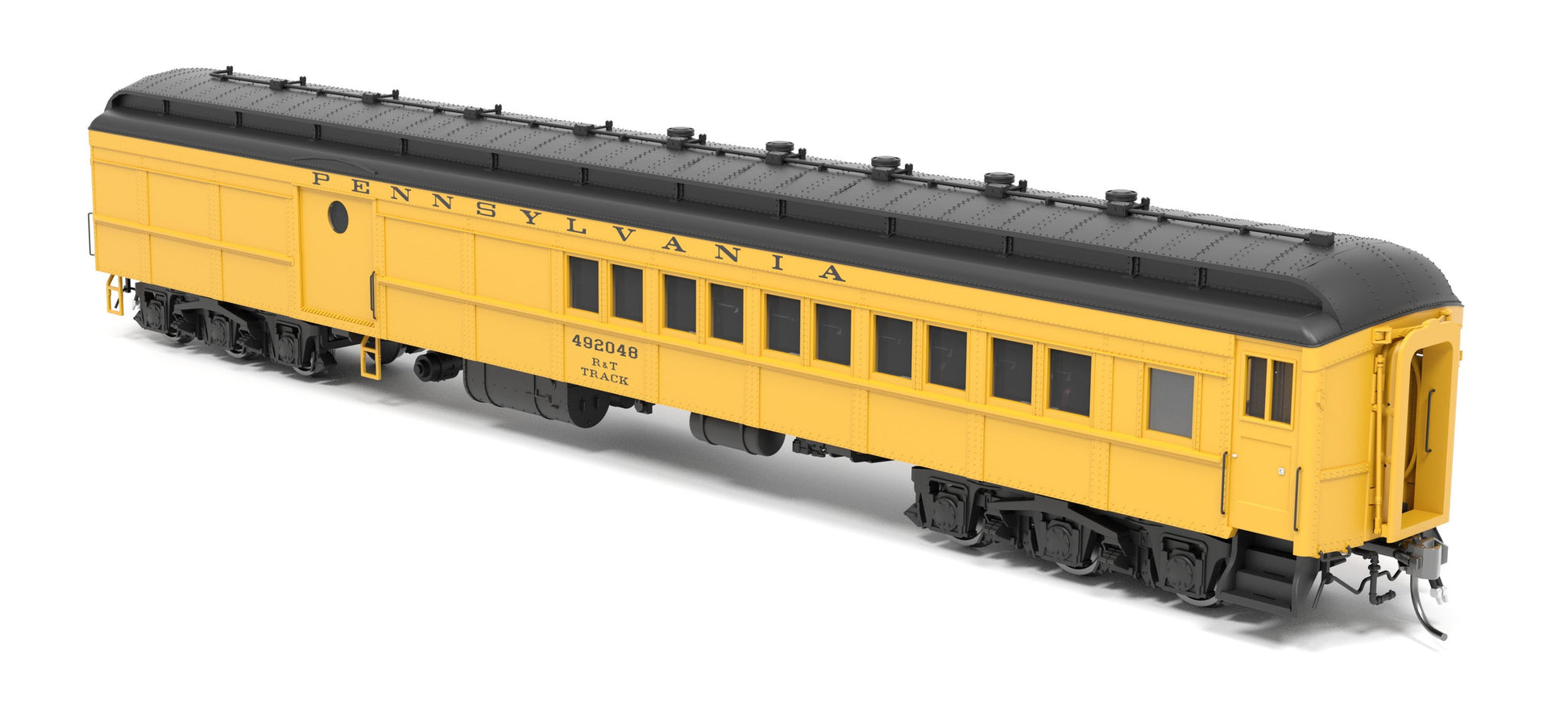 Broadway Limited 9749 HO PRR Maintenance of Way Baggage-Combine Car #492048