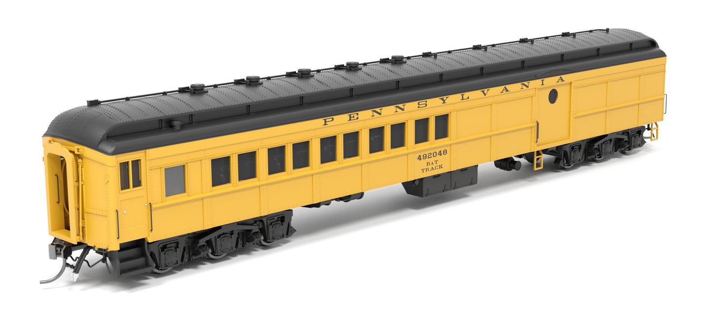 Broadway Limited 9749 HO PRR Maintenance of Way Baggage-Combine Car #492048