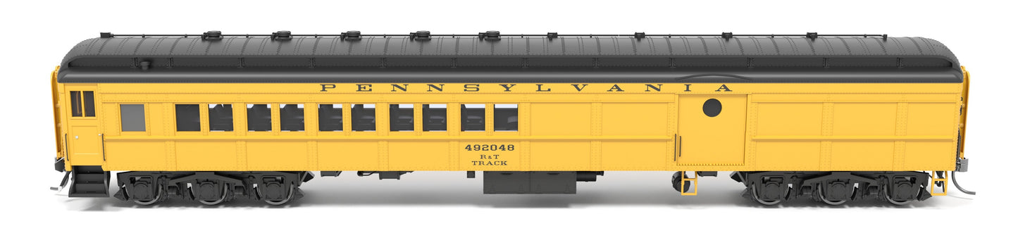 Broadway Limited 9749 HO PRR Maintenance of Way Baggage-Combine Car #492048