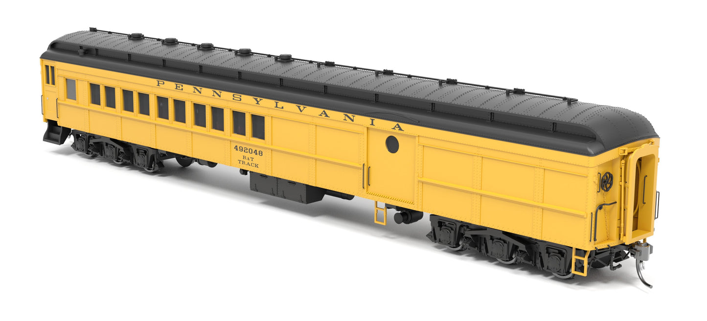 Broadway Limited 9749 HO PRR Maintenance of Way Baggage-Combine Car #492048