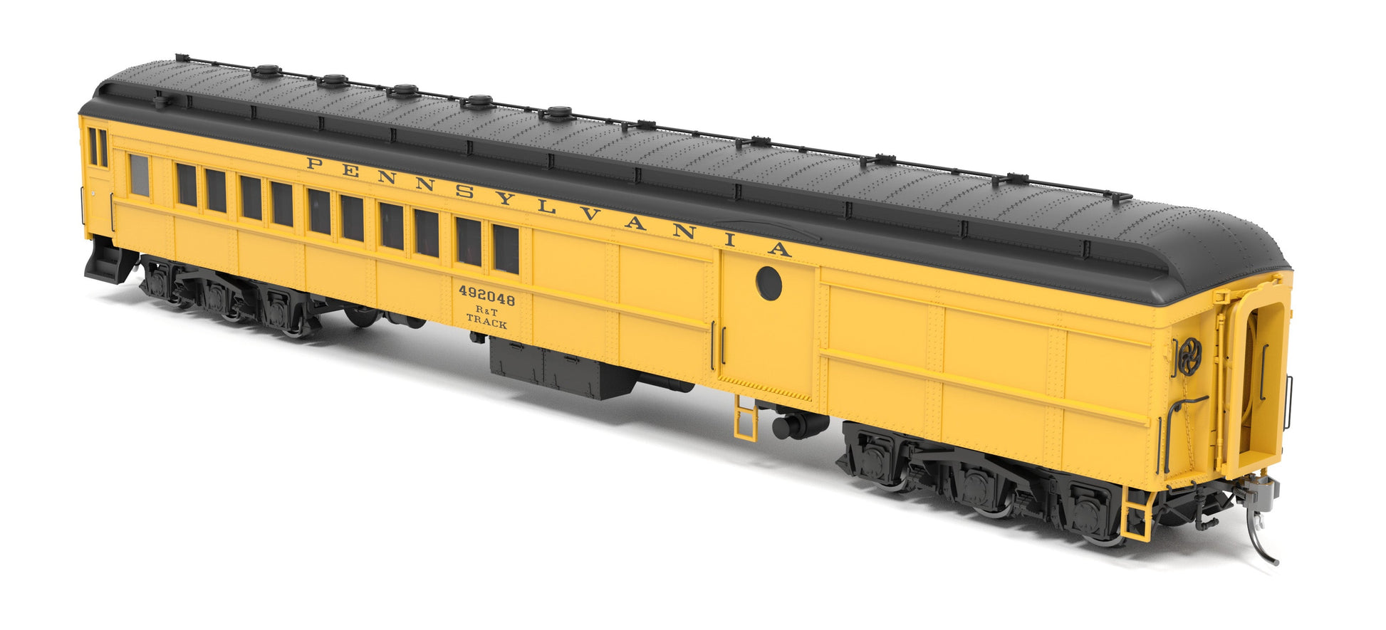 Broadway Limited 9749 HO PRR Maintenance of Way Baggage-Combine Car #492048