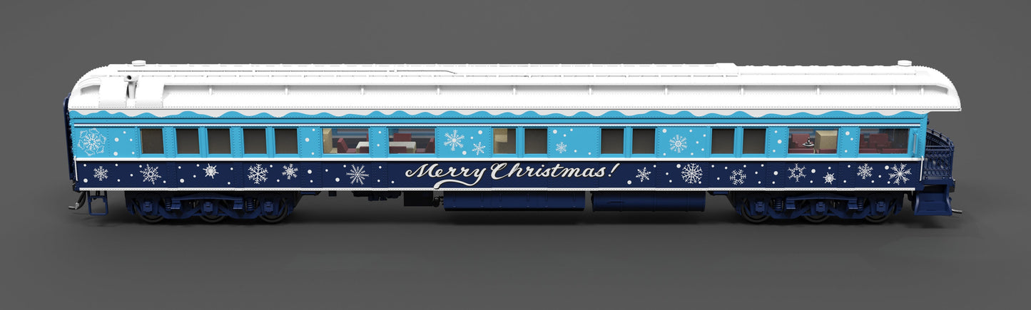 Broadway Limited 9725 HO Holiday Blue & White Business Car