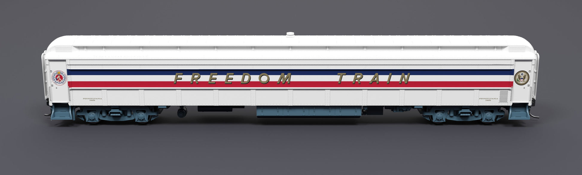 Broadway Limited 9734 HO 1947 Freedom Train 80' Passenger Coach