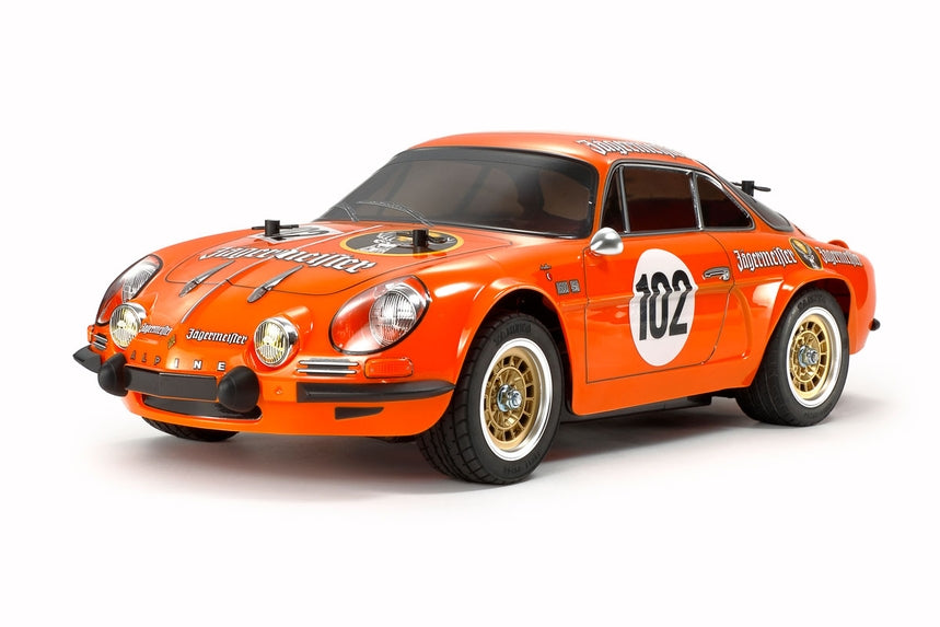 Tamiya 58708-A 1:10 Alpine A110 1973 Jagermeister M-06 Chassis RC Car Kit