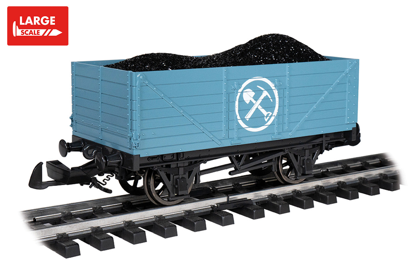 Bachmann 98025 G Thomas & Friends Blue Mining Wagon with Load