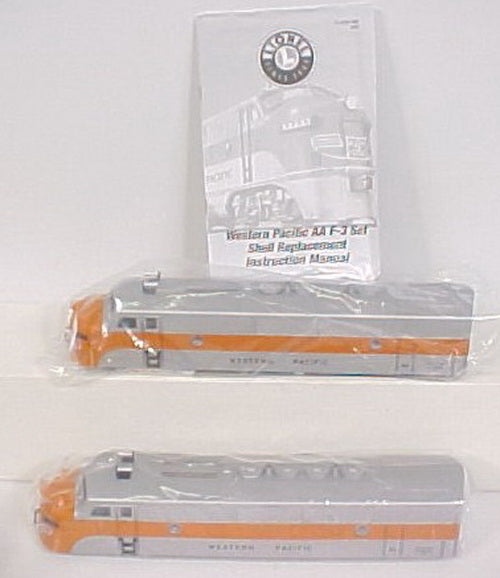 Lionel 6-98191 Western Pacific F3 AA Diesel Locomotive Shells NIB