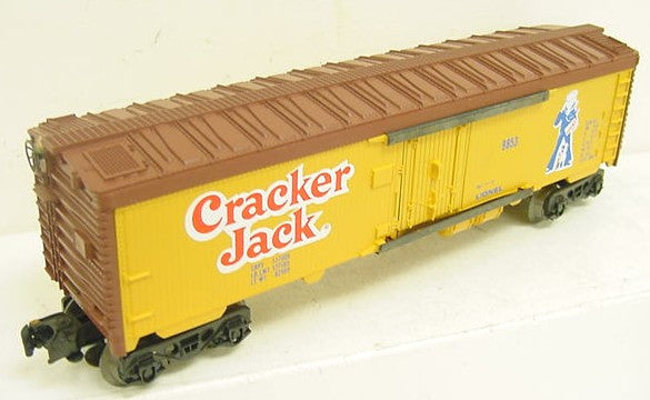 Lionel 6-9853 O Gauge Cracker Jack Billboard Reefer Car (Yellow) LN/Box