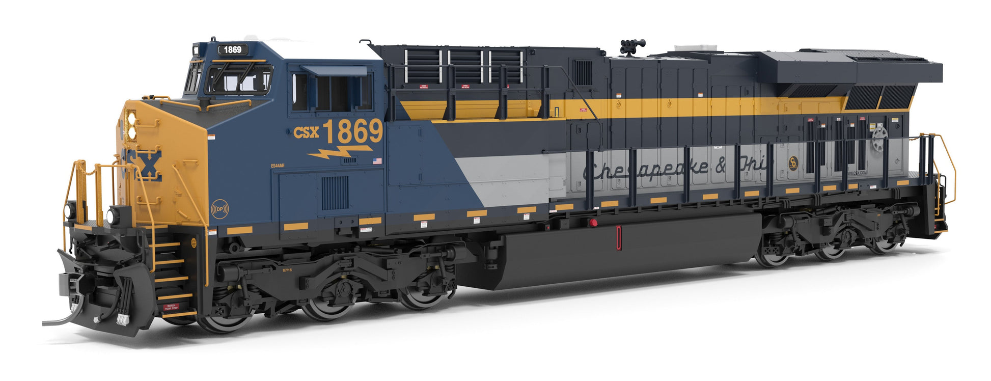 Broadway Limited 9862 HO CSX GE ES44AC Diesel Locomotive Sound/DC/DCC #1869