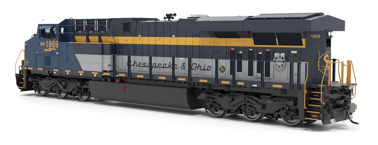 Broadway Limited 9862 HO CSX GE ES44AC Diesel Locomotive Sound/DC/DCC #1869