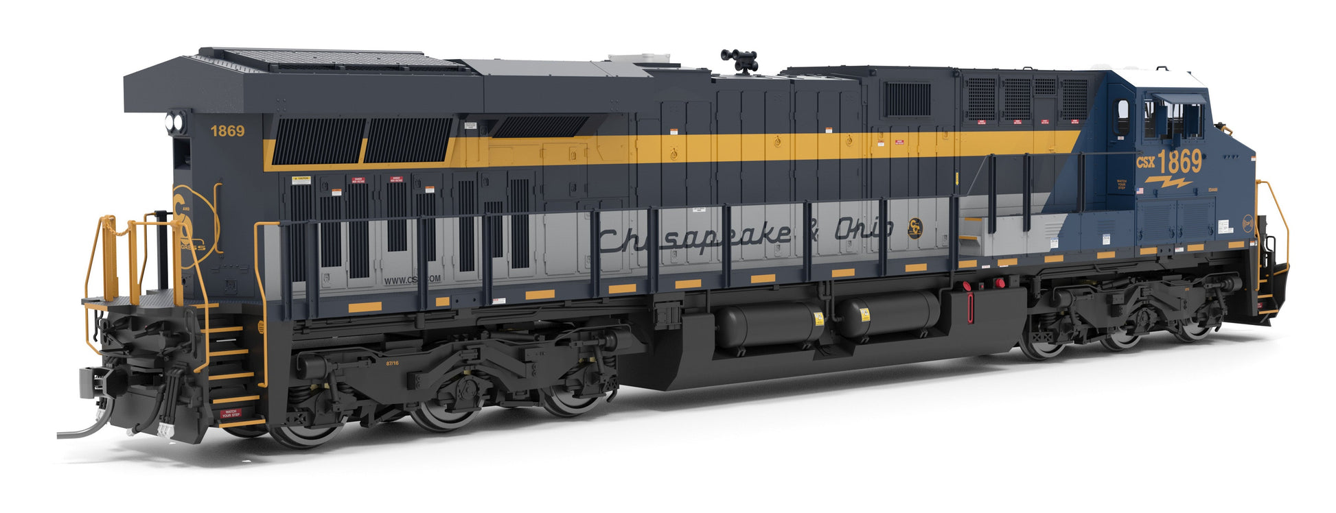 Broadway Limited 9862 HO CSX GE ES44AC Diesel Locomotive Sound/DC/DCC #1869