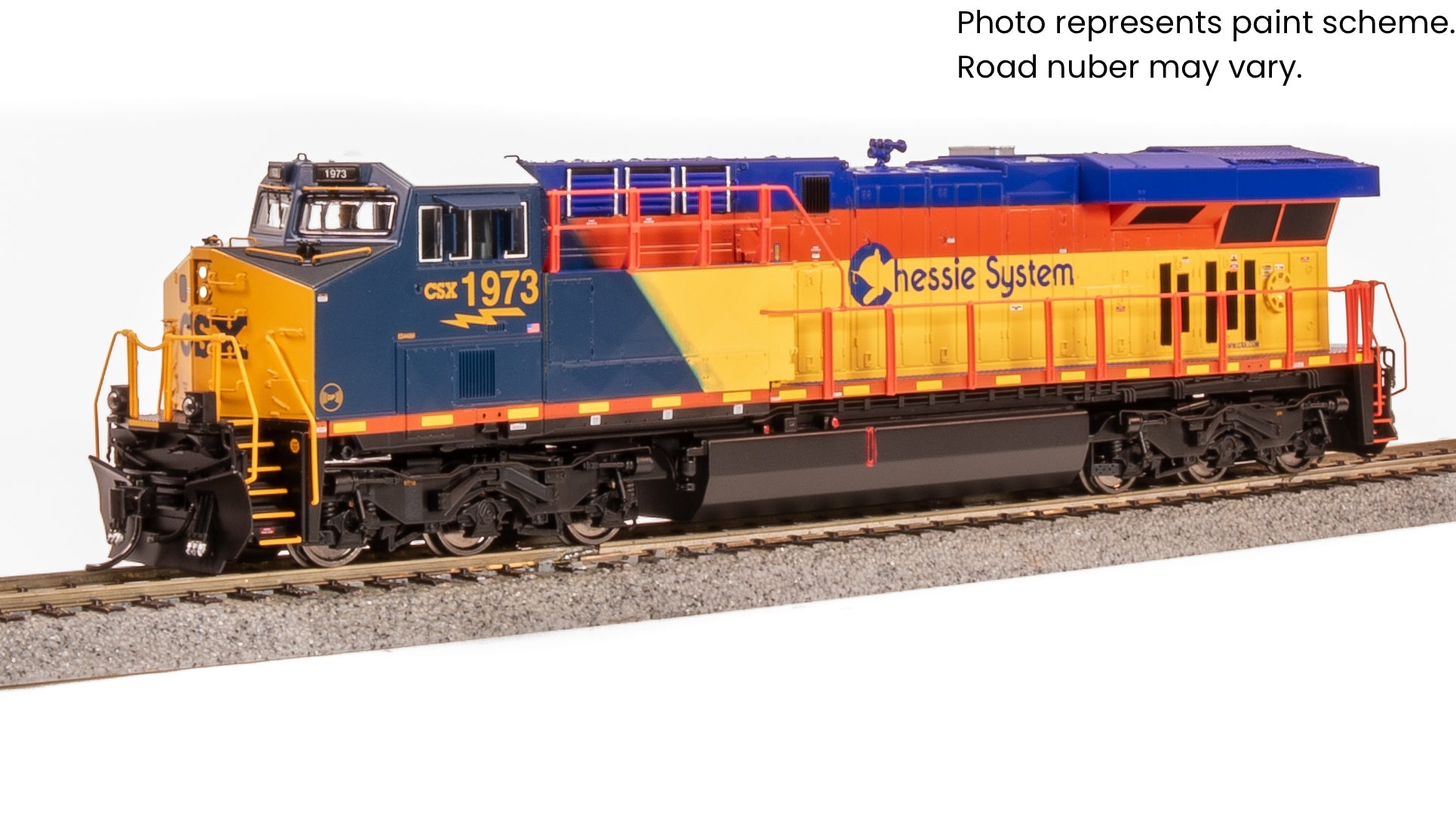 Broadway Limited 9865 HO CSX GE ES44AC Diesel Locomotive DCC-Ready #1973