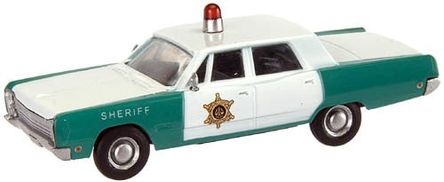 Atlas 87170 HO Masterpiece Sheriff 1968 Plymouth Fury I
