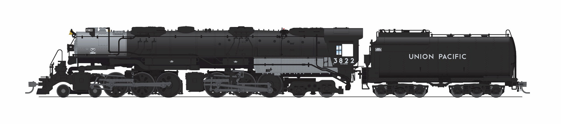 Broadway Limited 9914 HO UP Early Challenger CSA-2 Steam Loco DCC-Ready #3835