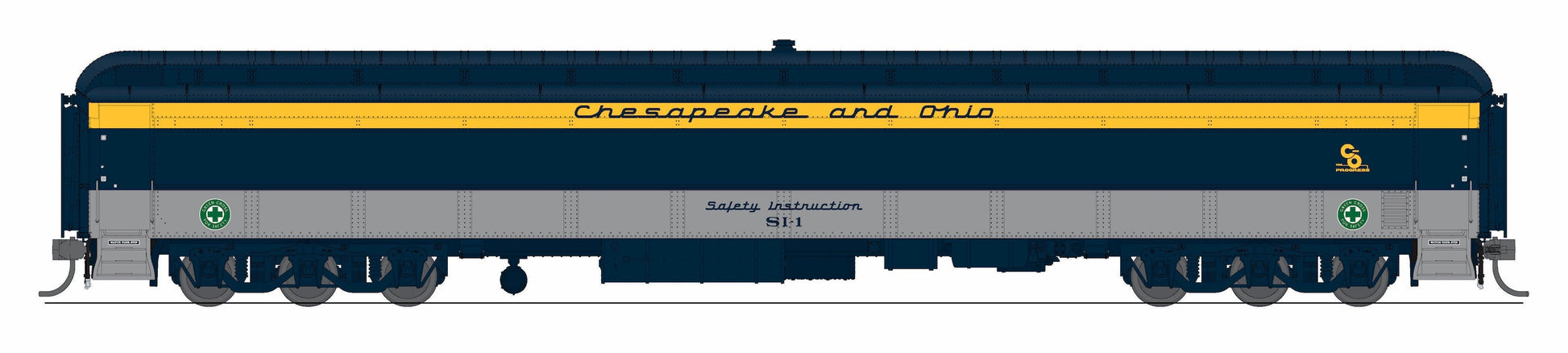 Broadway Limited 9930 HO C&O Railroad Instruction Car SI-4