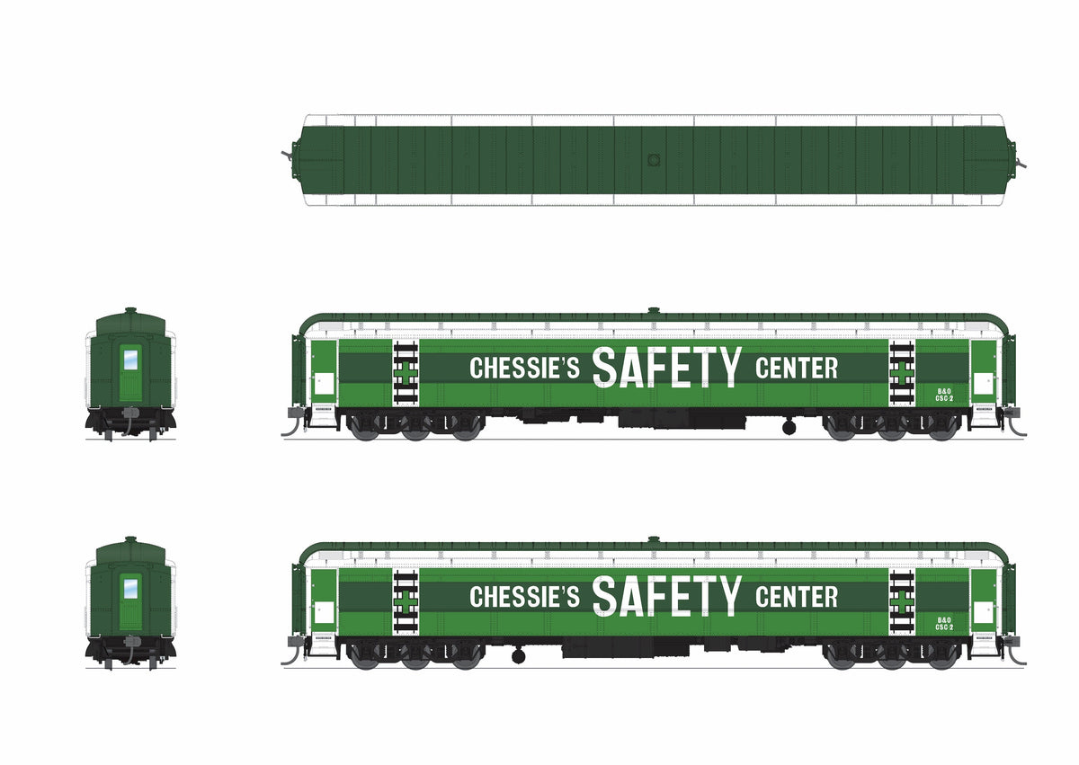 Broadway Limited 9931 HO Chessie's Center Railroad Instruction Car CSC-1