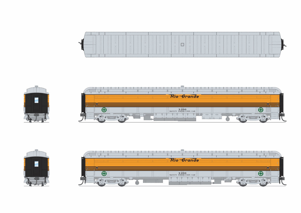 Broadway Limited 9932 HO DRGW Railroad Instruction Car X-200