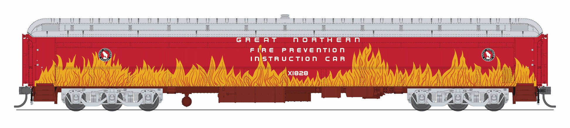 Broadway Limited 9933 HO GN Fire Prevention Railroad Instruction Car X1828