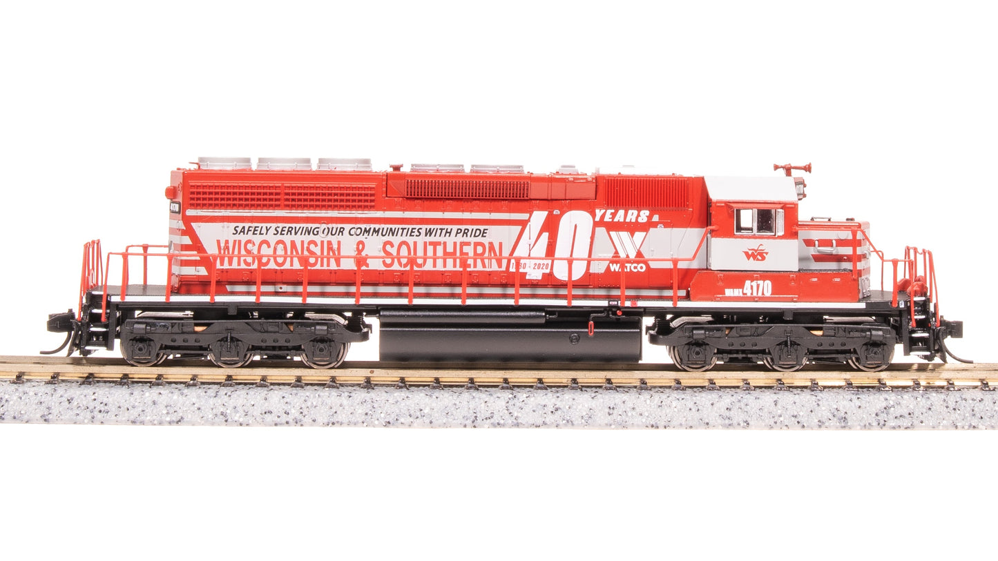 Broadway Limited 9960 N WSOR Engine EMD SD40-2 Diesel Locomotive #4170