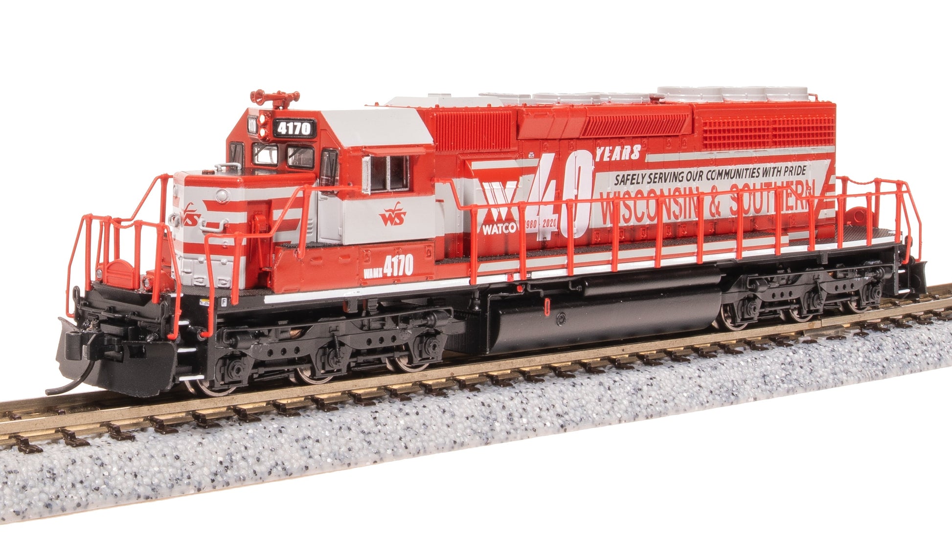 Broadway Limited 9960 N WSOR Engine EMD SD40-2 Diesel Locomotive #4170