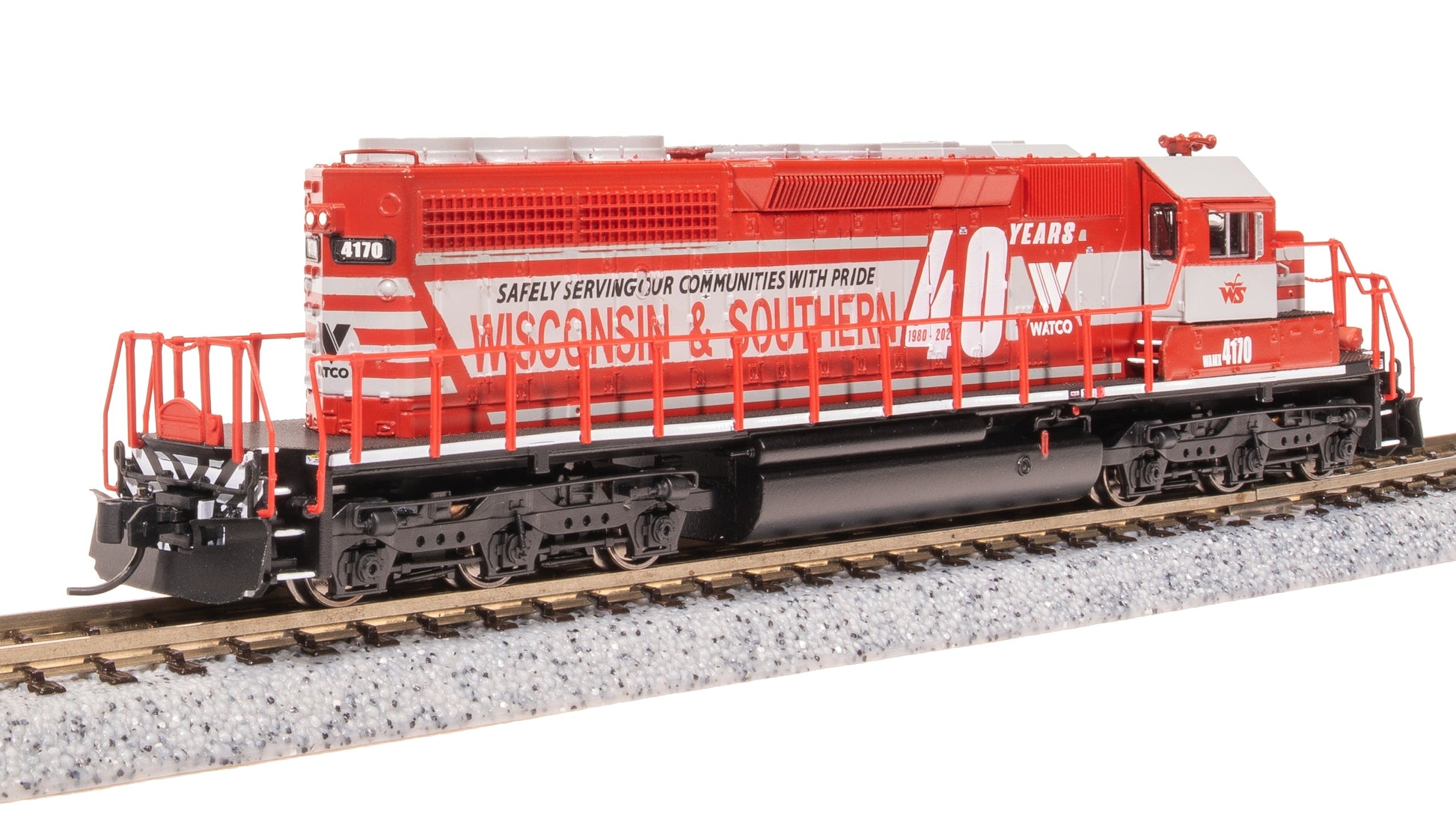Broadway Limited 9960 N WSOR Engine EMD SD40-2 Diesel Locomotive #4170