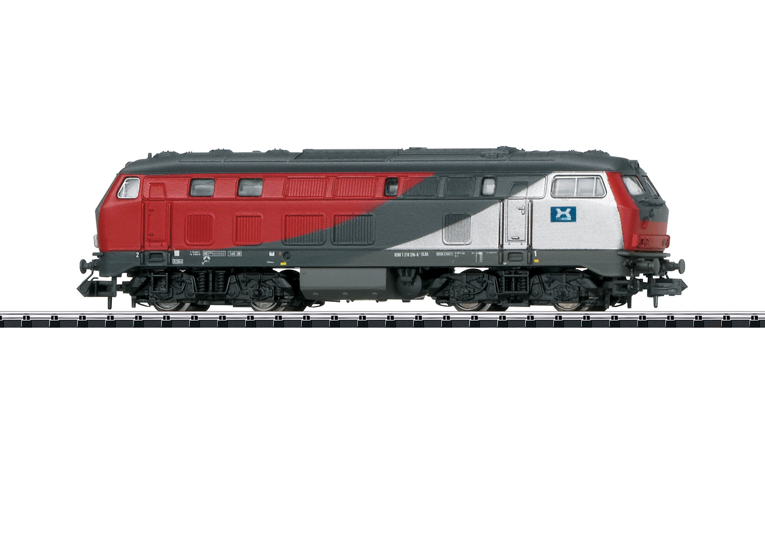 Minitrix 16822 N Heros Rail Rent Inc. Class 218 Diesel Locomotive with DCC/Sound
