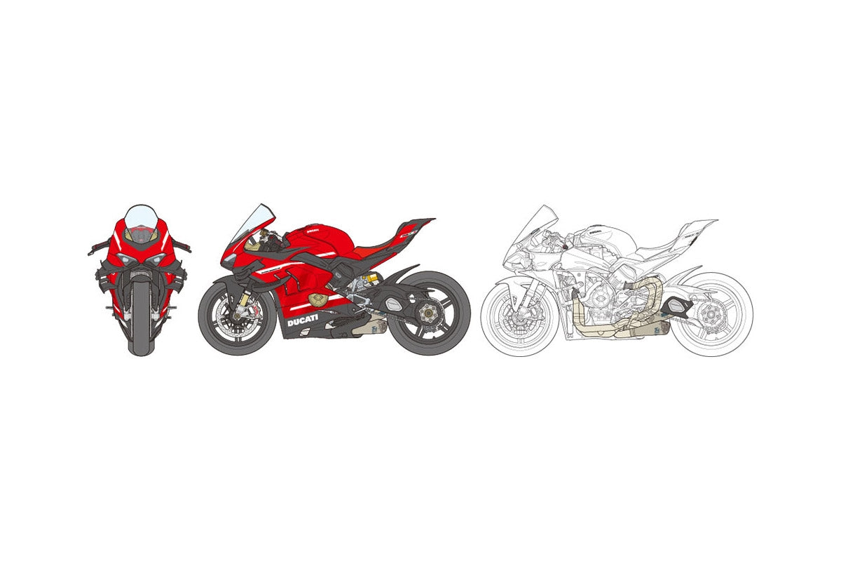 Tamiya 14143 1:12 Ducati Superleggera V4 with Racing Kit