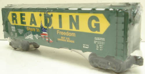K-Line K-7615 O Gauge Reading Classic Boxcar #7615 LN/Box