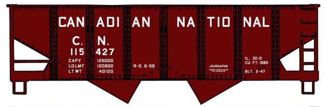 Accurail 81451 HO Canadian National Twin Hopper Kit