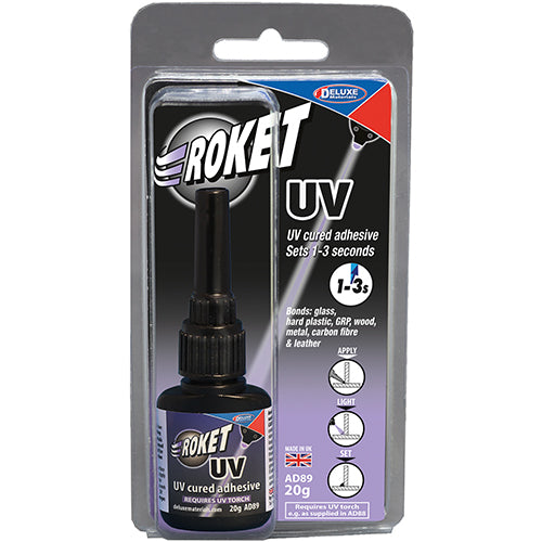 Deluxe Materials AD89 Rocket UV Glue - 20g Tube