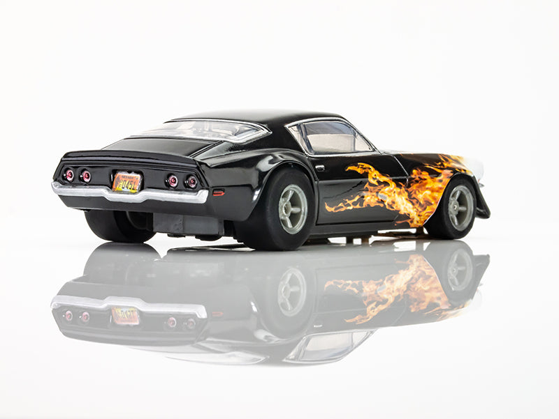 AFX 22073 HO Mega-G+ Black/Yellow/Orange 1970 Camaro Wildfire Slot Car