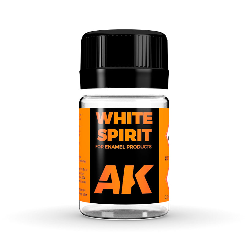 AK Interactive AK011 White Spirit - 35 ml Paint Bottle (Pack of 6)
