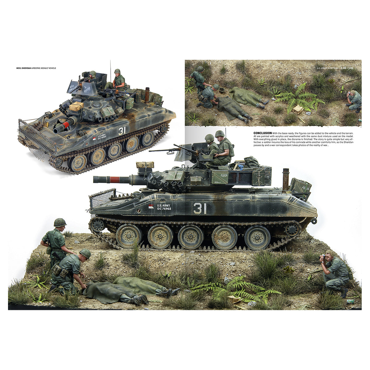 AK Interactive AK130029 English U.S. Armor in Vietnam Soft Cover Book