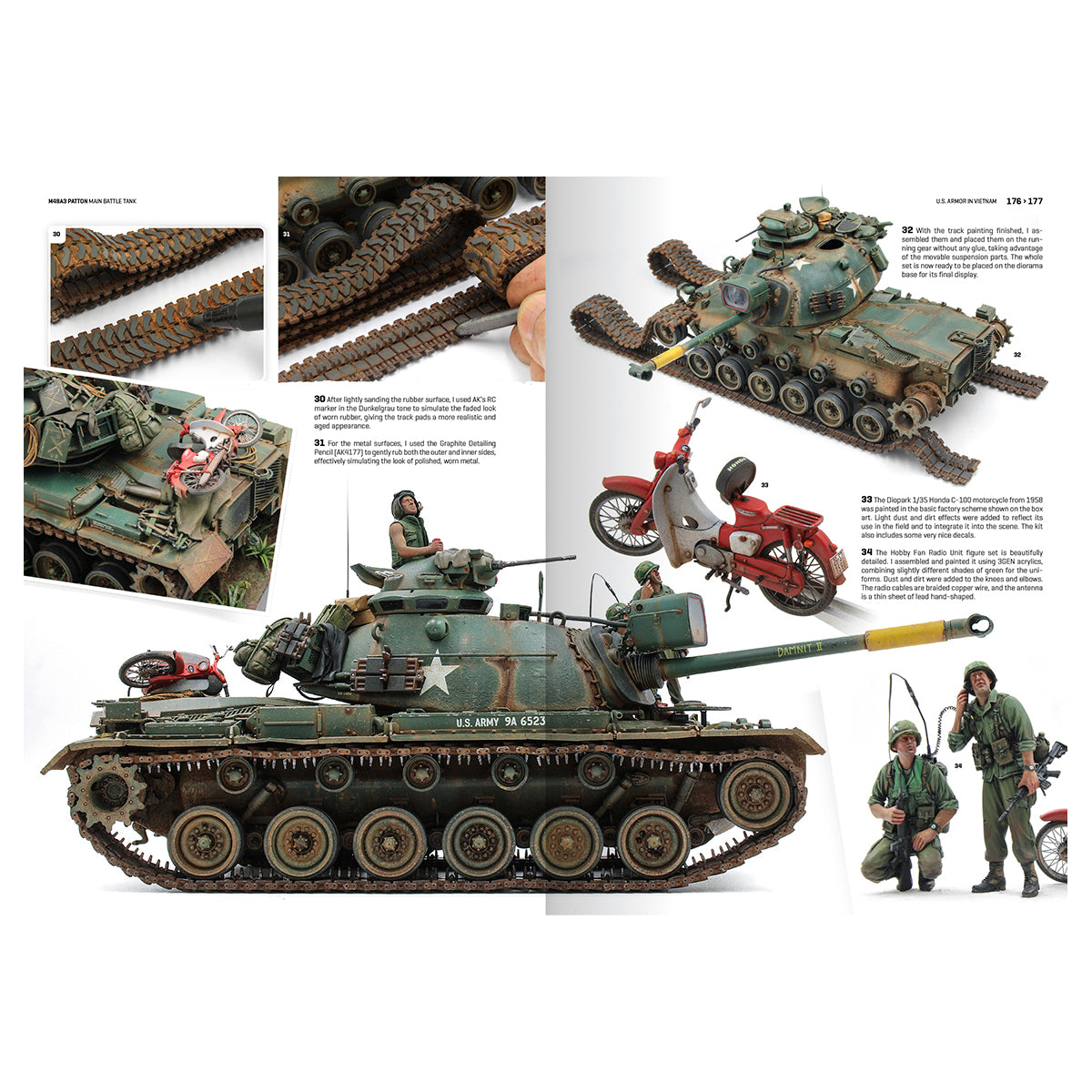 AK Interactive AK130029 English U.S. Armor in Vietnam Soft Cover Book
